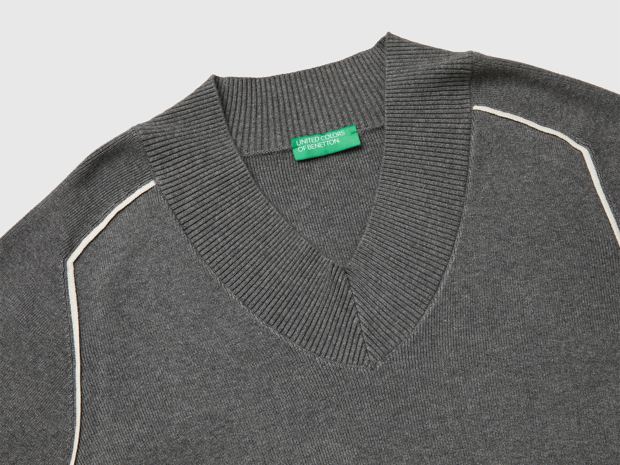 V NECK SWEATER L/S Mujer image number 7
